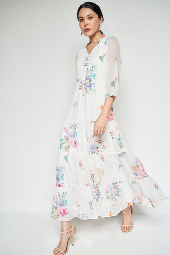 Flora Fit And Flare Gown, Multi Color, image 2